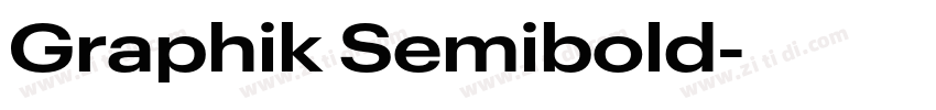 Graphik Semibold字体转换